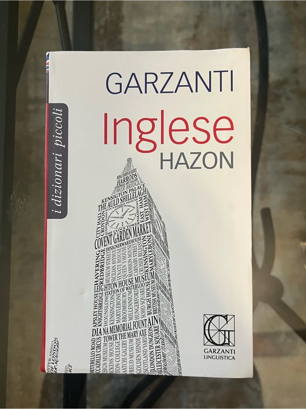 Garzanti Inglese Hazon Dictionary - White Red Cover